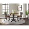 International Concepts 42 in. Solid Wood Dual Drop Leaf Dining Table with 2 Counter Height Stools in Hickory/Washed Coal K45-42DPT-23B-S102-2 - alternate 4